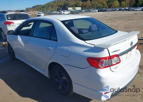 2011 Toyota Corolla S из США, поврежденный, VIN 2T1BU4EE6BC666426